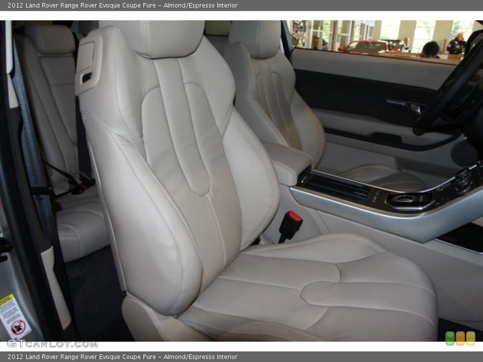 Almond/Espresso Interior Photo for the 2012 Land Rover Range Rover Evoque Coupe Pure #56087926