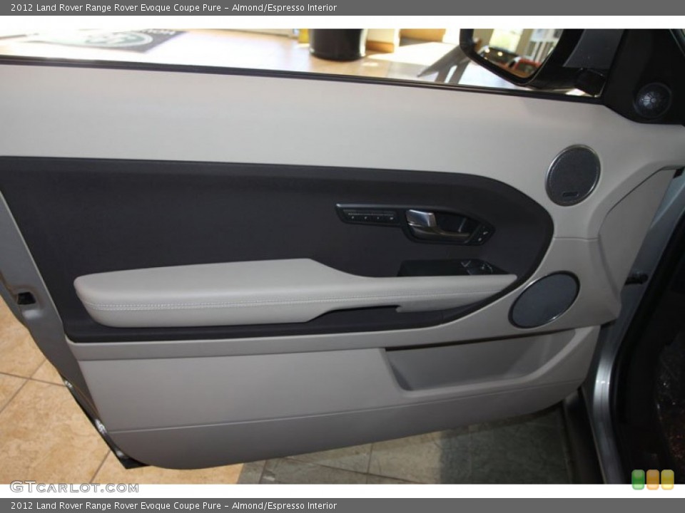 Almond/Espresso Interior Door Panel for the 2012 Land Rover Range Rover Evoque Coupe Pure #56087958