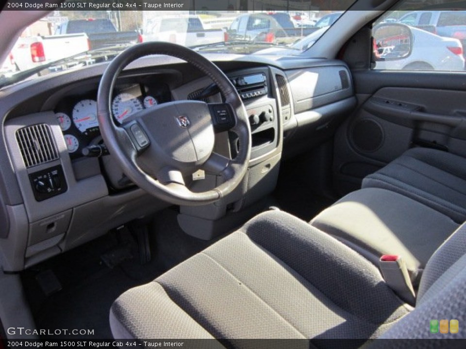 Taupe Interior Prime Interior for the 2004 Dodge Ram 1500 SLT Regular Cab 4x4 #56088994