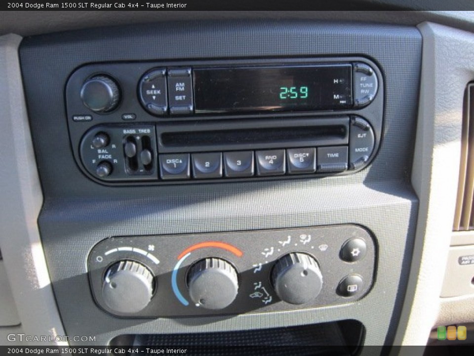 Taupe Interior Audio System for the 2004 Dodge Ram 1500 SLT Regular Cab 4x4 #56089033