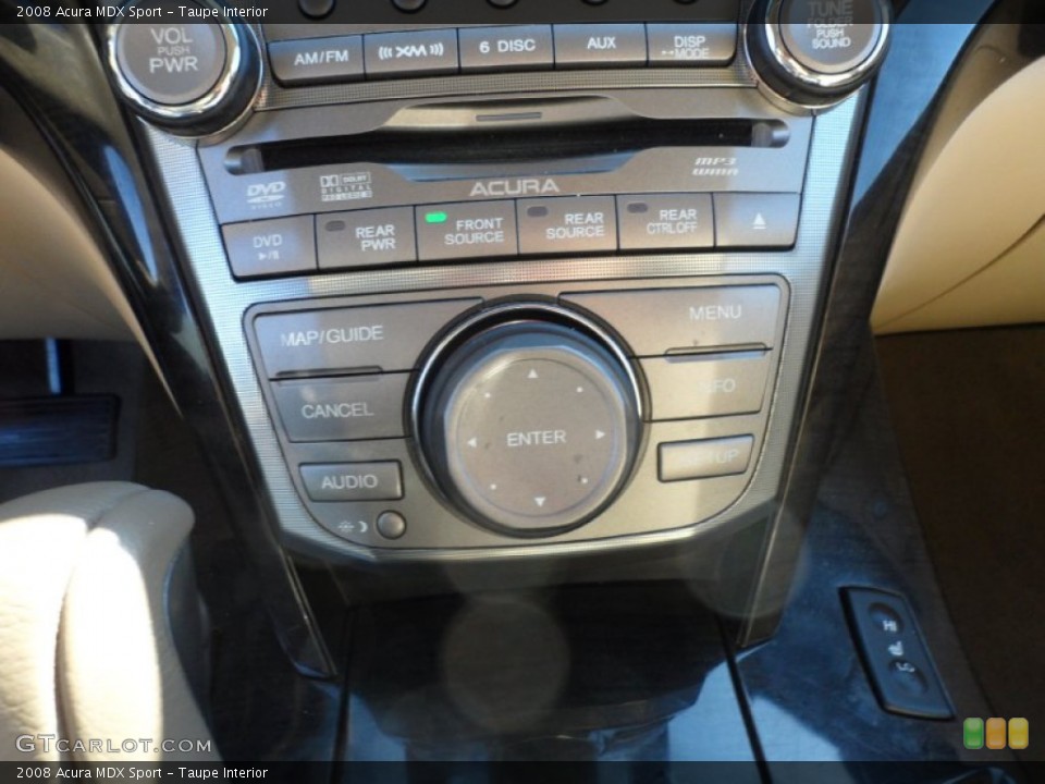 Taupe Interior Controls for the 2008 Acura MDX Sport #56089339