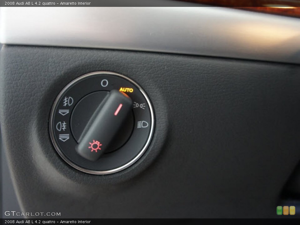 Amaretto Interior Controls for the 2008 Audi A8 L 4.2 quattro #56091073