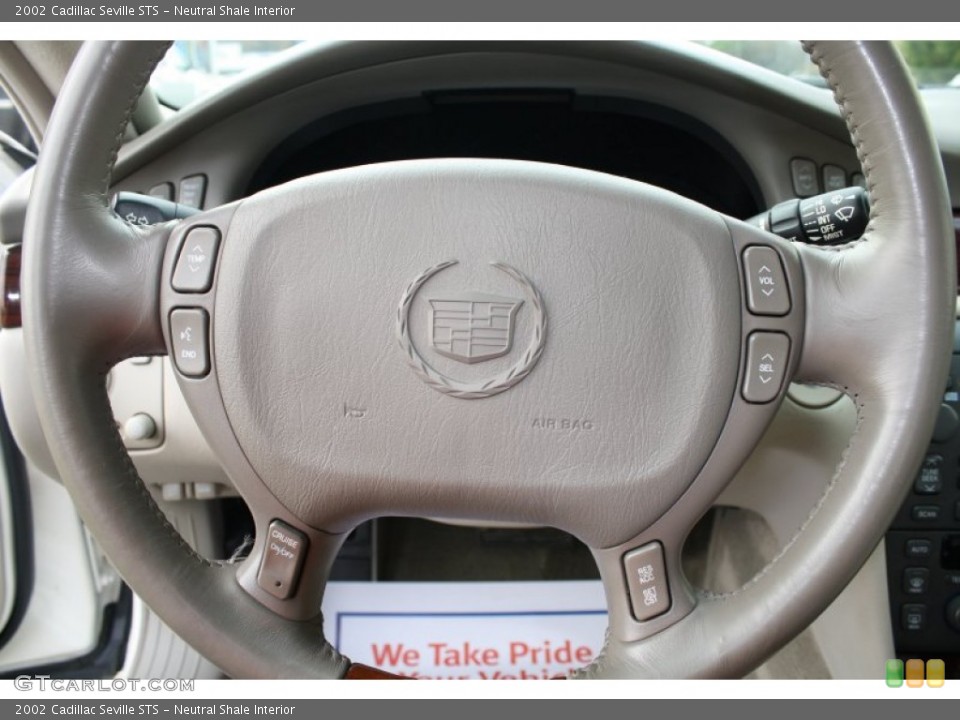 Neutral Shale Interior Steering Wheel for the 2002 Cadillac Seville STS #56091314