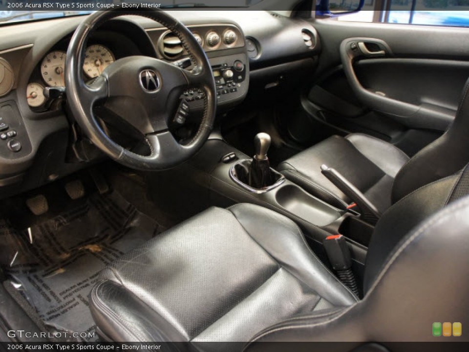 Ebony Interior Dashboard for the 2006 Acura RSX Type S Sports Coupe #56092802