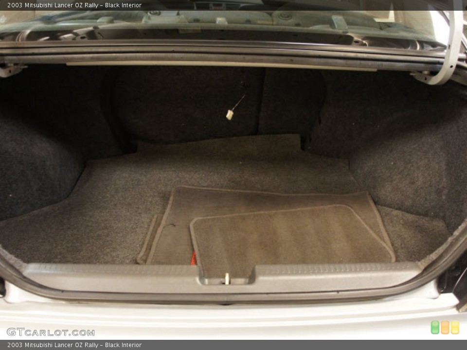 Black Interior Trunk for the 2003 Mitsubishi Lancer OZ Rally #56093114