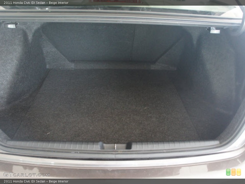 Beige Interior Trunk for the 2011 Honda Civic EX Sedan #56093414