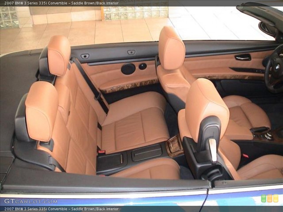 Saddle Brown/Black Interior Photo for the 2007 BMW 3 Series 335i Convertible #56094684