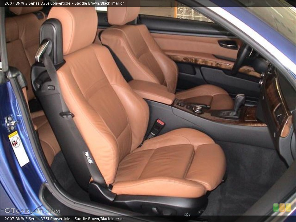 Saddle Brown/Black Interior Photo for the 2007 BMW 3 Series 335i Convertible #56094869