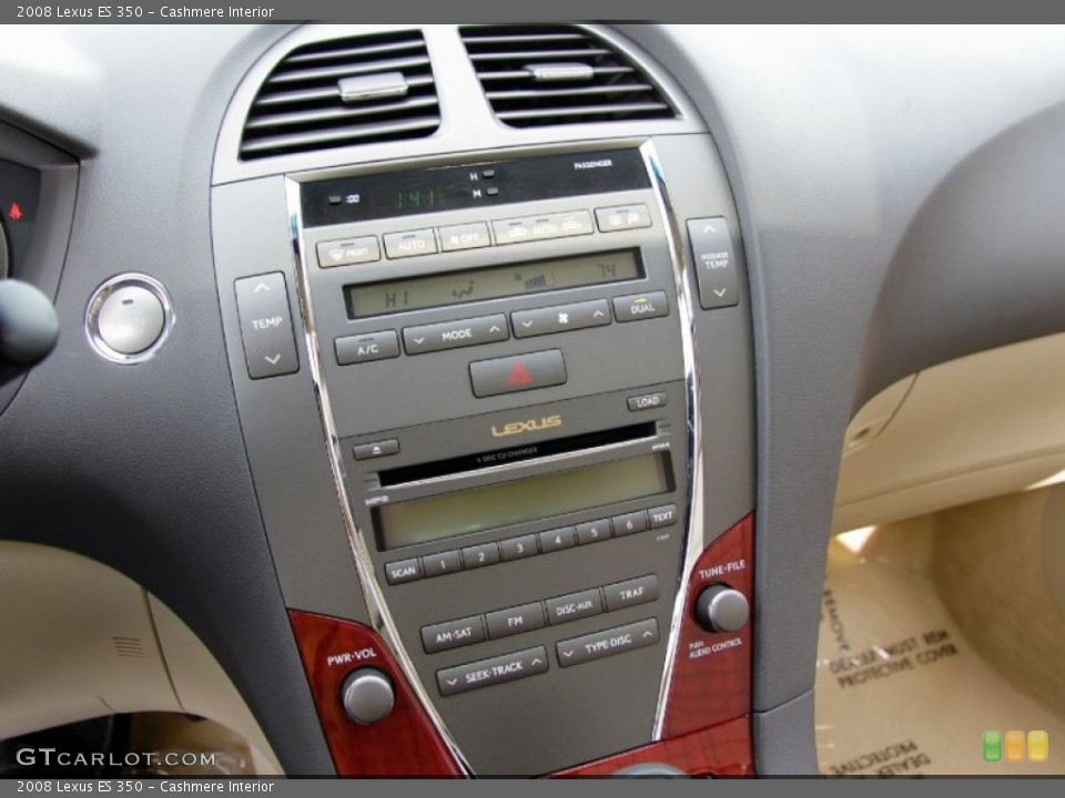 Cashmere Interior Controls for the 2008 Lexus ES 350 #56094878