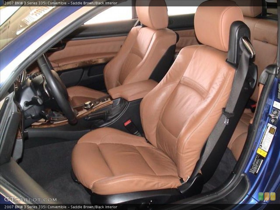 Saddle Brown/Black Interior Photo for the 2007 BMW 3 Series 335i Convertible #56094887