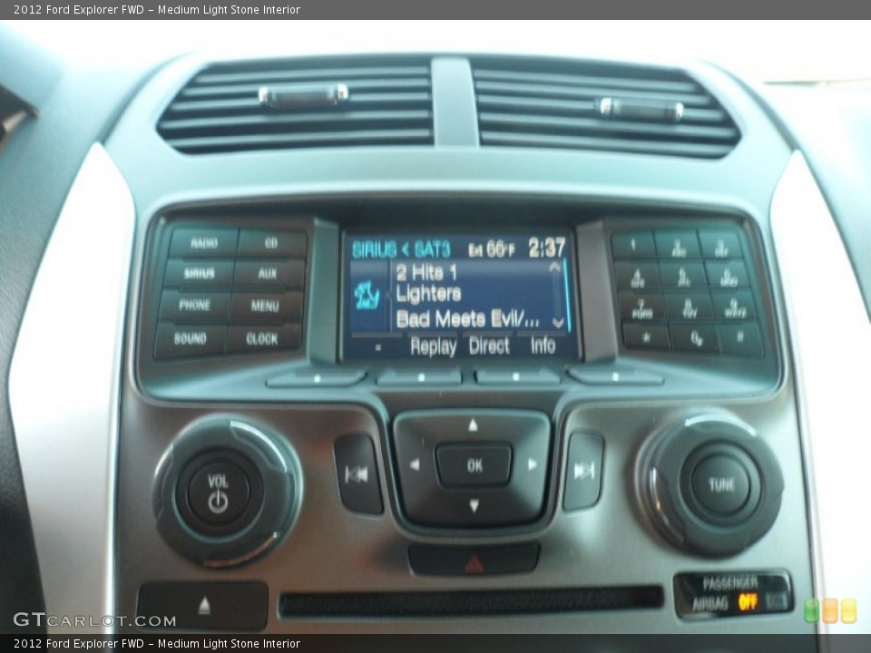 Medium Light Stone Interior Audio System for the 2012 Ford Explorer FWD #56095133