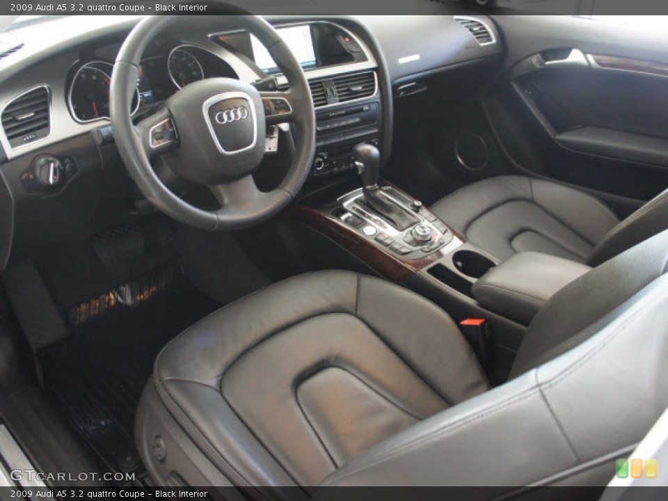 Black Interior Dashboard for the 2009 Audi A5 3.2 quattro Coupe #56095364