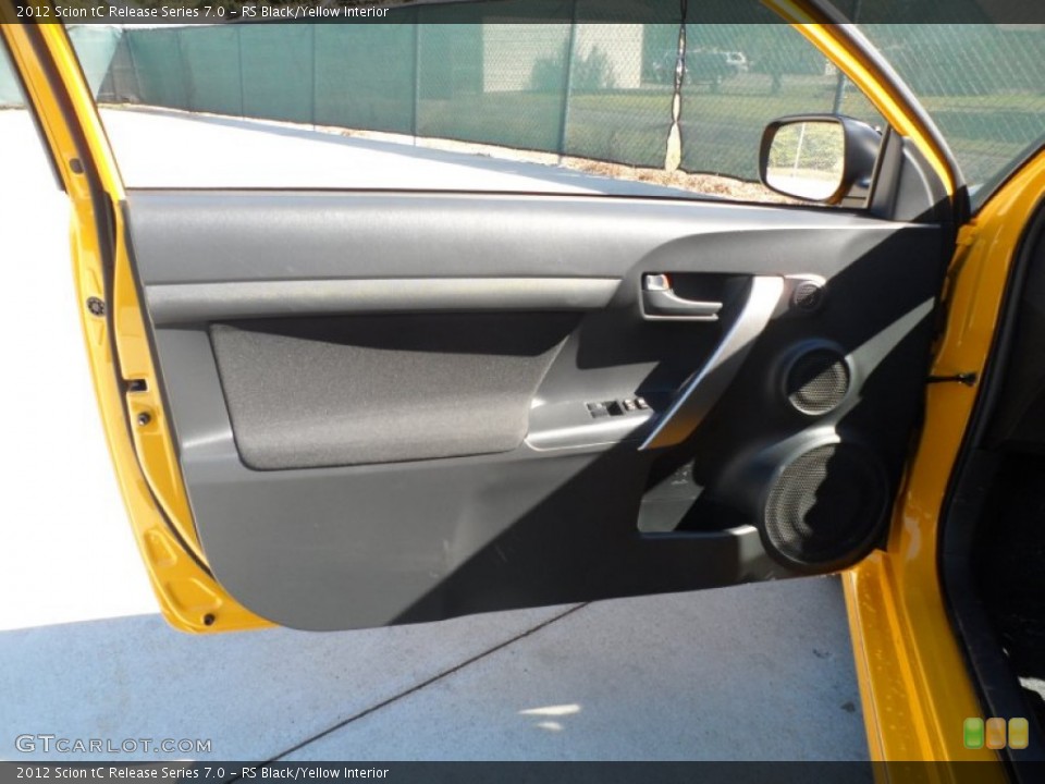 RS Black/Yellow Interior Door Panel for the 2012 Scion tC Release Series 7.0 #56095994