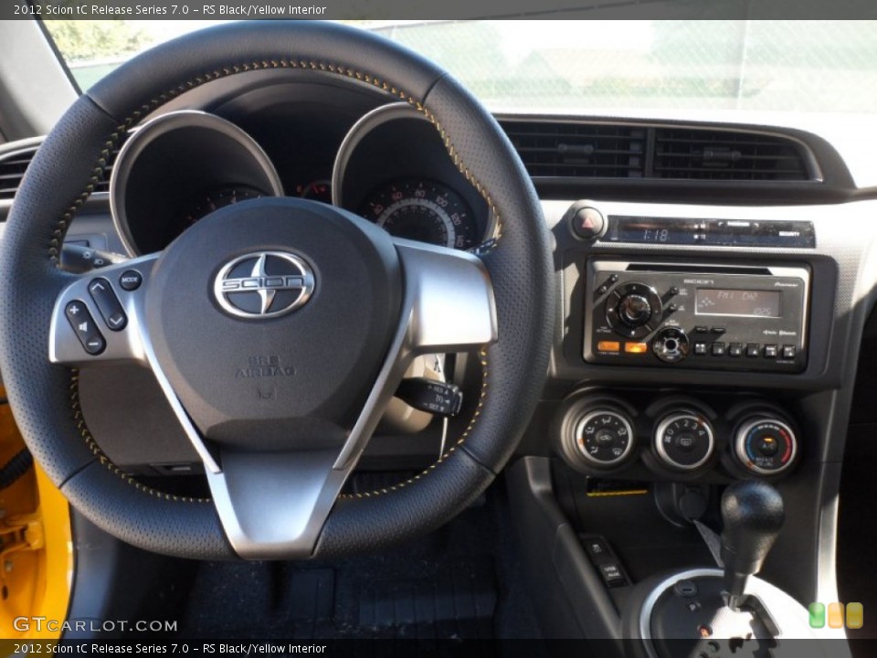 RS Black/Yellow Interior Steering Wheel for the 2012 Scion tC Release Series 7.0 #56096048