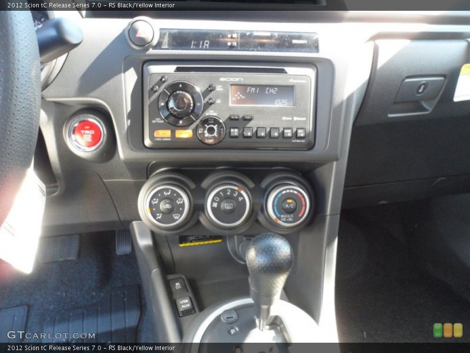 RS Black/Yellow Interior Controls for the 2012 Scion tC Release Series 7.0 #56096057