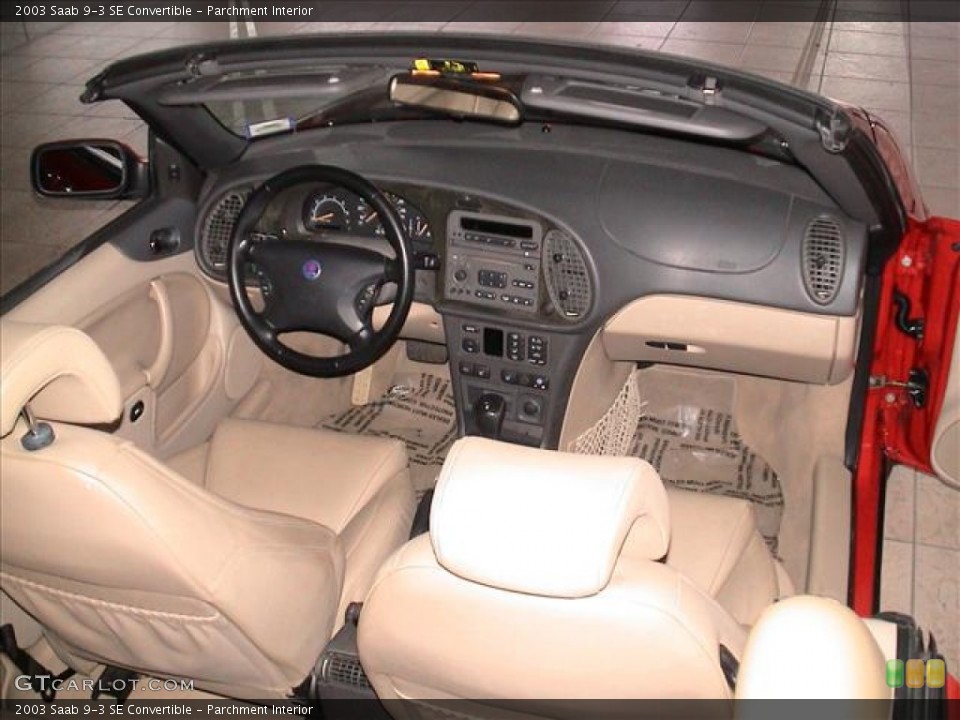 Parchment Interior Photo for the 2003 Saab 9-3 SE Convertible #56096366
