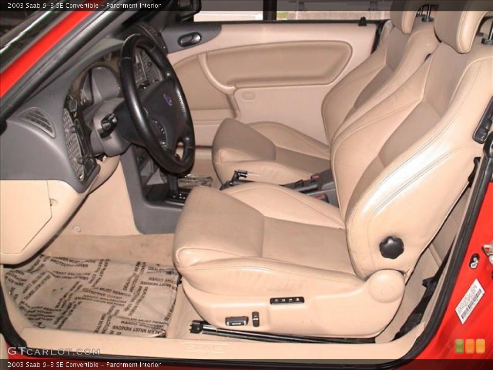 Parchment 2003 Saab 9-3 Interiors
