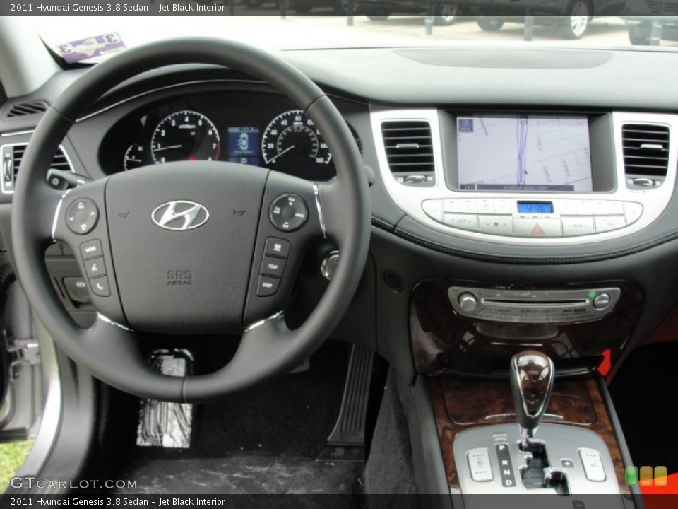 Jet Black Interior Dashboard for the 2011 Hyundai Genesis 3.8 Sedan #56096388