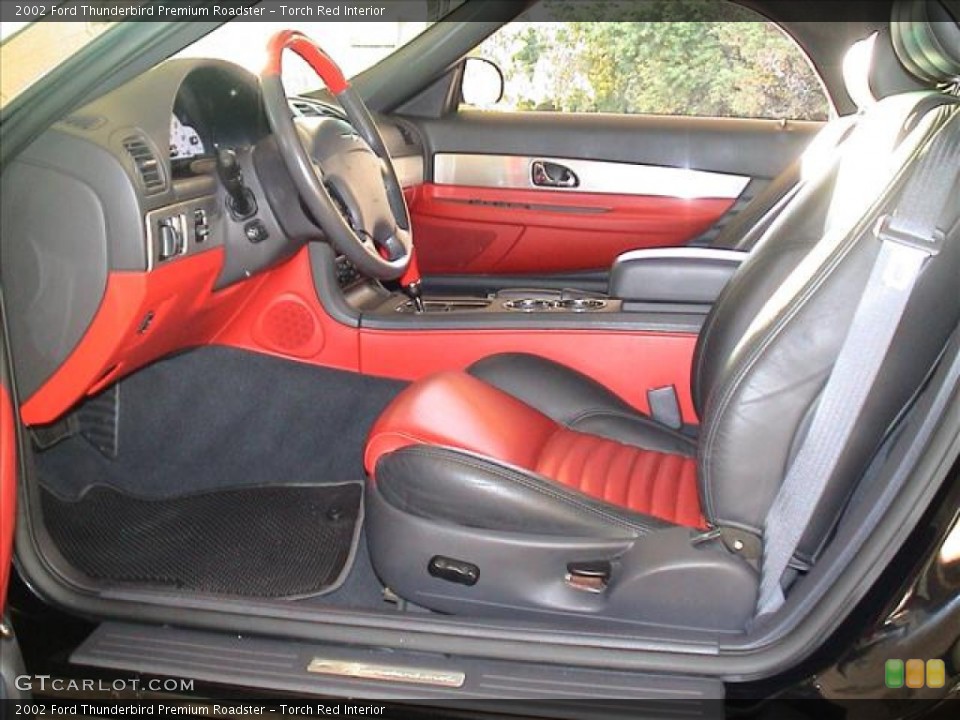 Torch Red Interior Photo for the 2002 Ford Thunderbird Premium Roadster #56096490