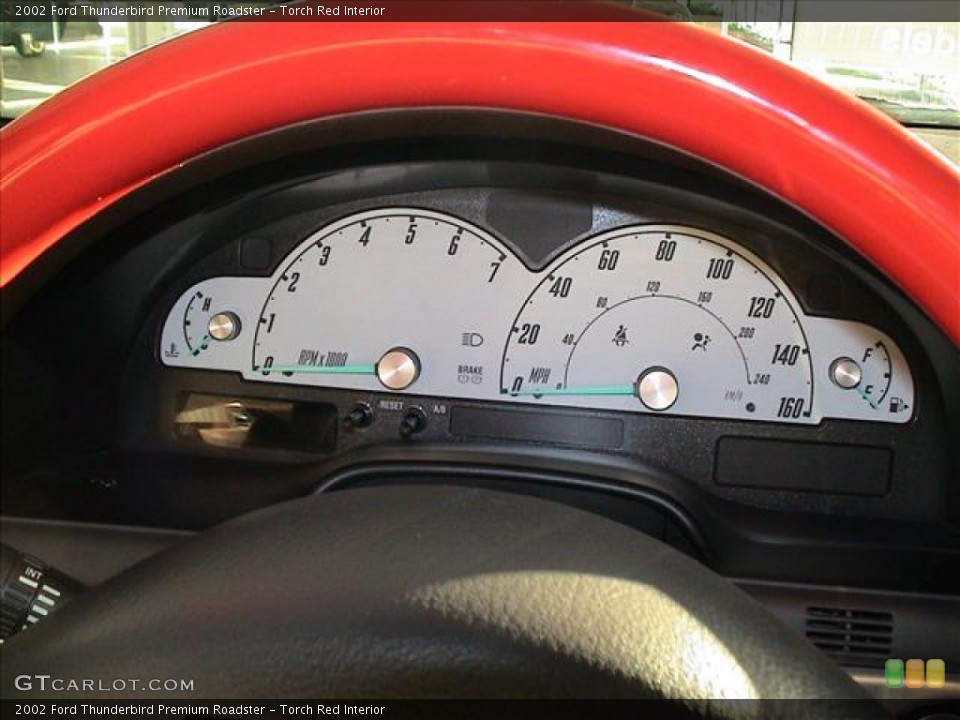 Torch Red Interior Gauges for the 2002 Ford Thunderbird Premium Roadster #56096507
