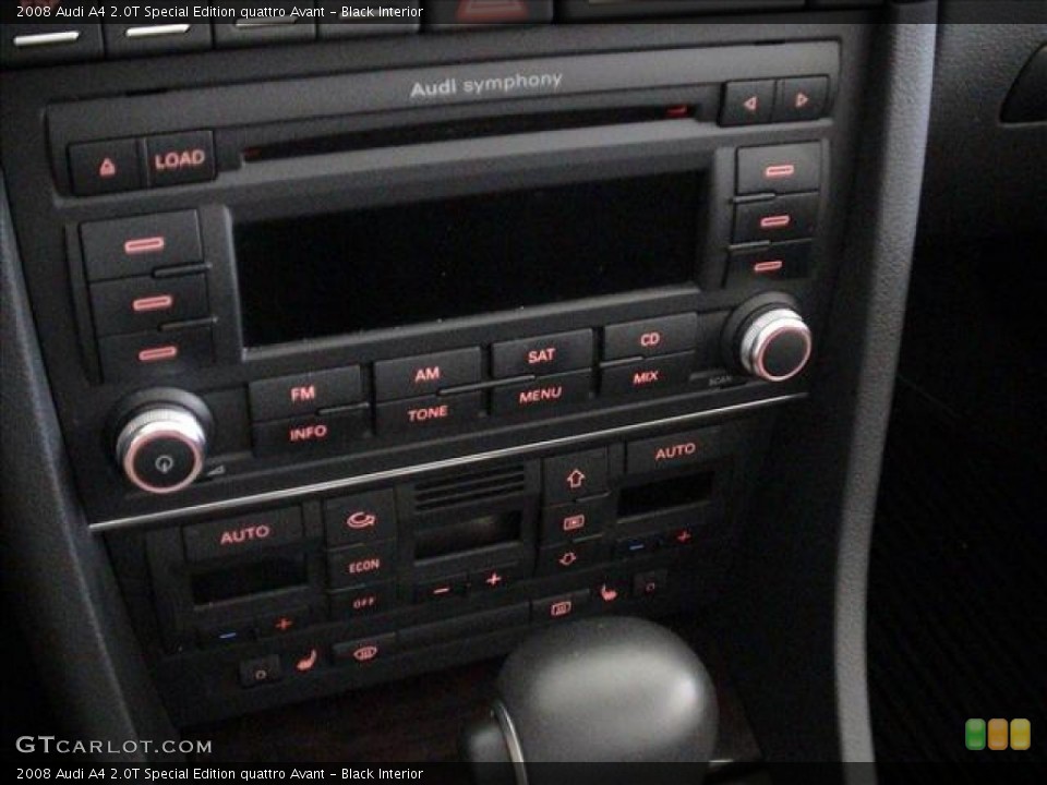 Black Interior Audio System for the 2008 Audi A4 2.0T Special Edition quattro Avant #56097530