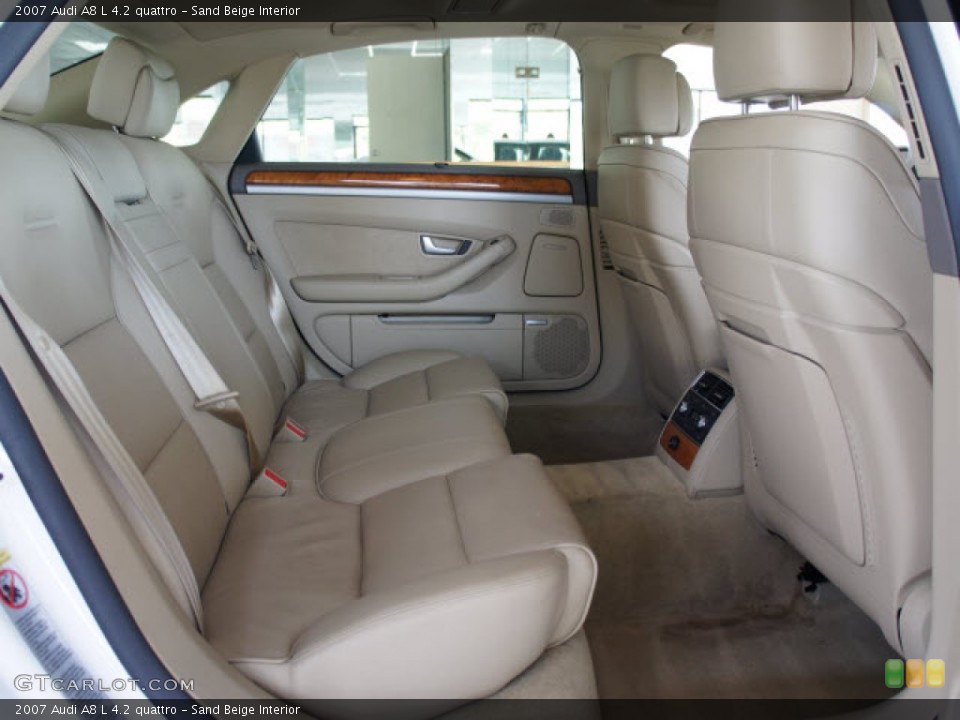 Sand Beige Interior Photo for the 2007 Audi A8 L 4.2 quattro #56097692