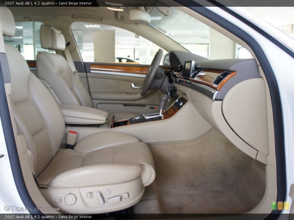 Sand Beige Interior Photo for the 2007 Audi A8 L 4.2 quattro #56097701