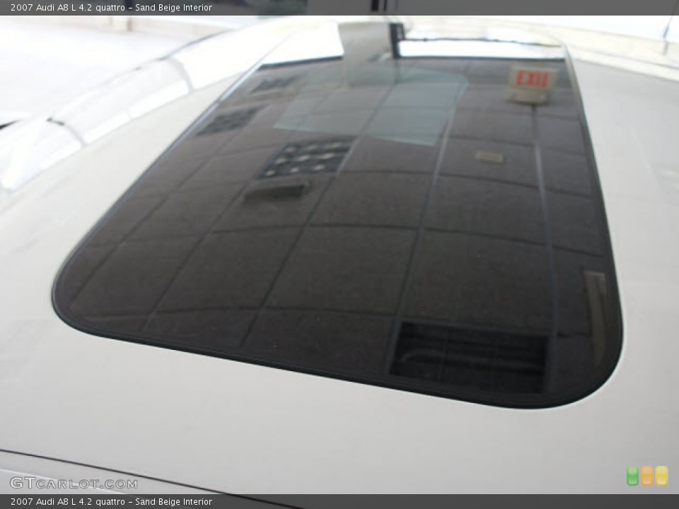 Sand Beige Interior Sunroof for the 2007 Audi A8 L 4.2 quattro #56097735