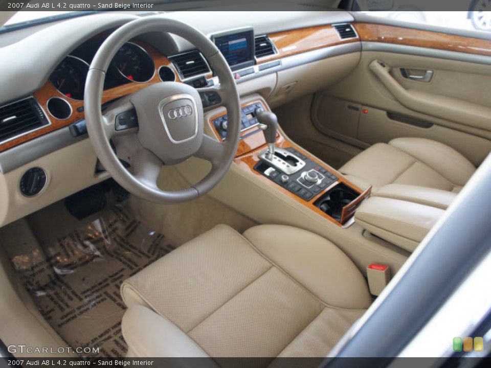 Sand Beige Interior Dashboard for the 2007 Audi A8 L 4.2 quattro #56097743