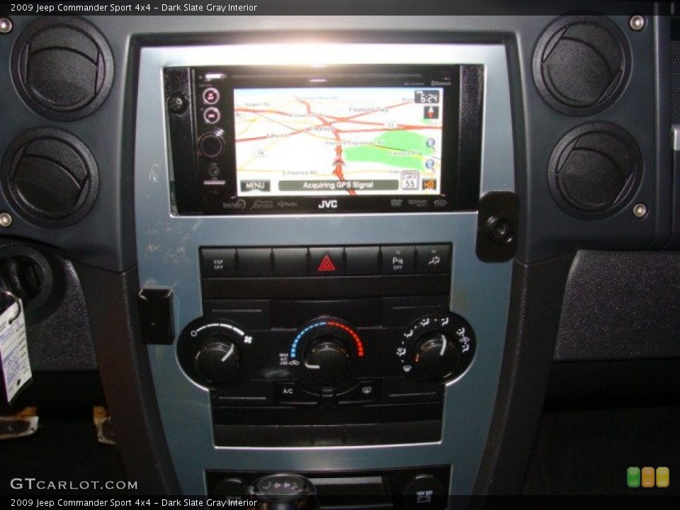 Dark Slate Gray Interior Navigation for the 2009 Jeep Commander Sport 4x4 #56097749