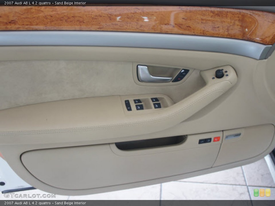 Sand Beige Interior Door Panel for the 2007 Audi A8 L 4.2 quattro #56097758