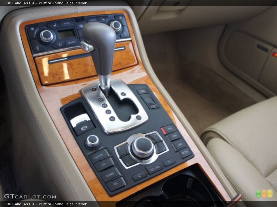 Sand Beige Interior Transmission for the 2007 Audi A8 L 4.2 quattro #56097785