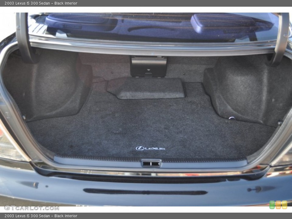 Black Interior Trunk for the 2003 Lexus IS 300 Sedan #56100646