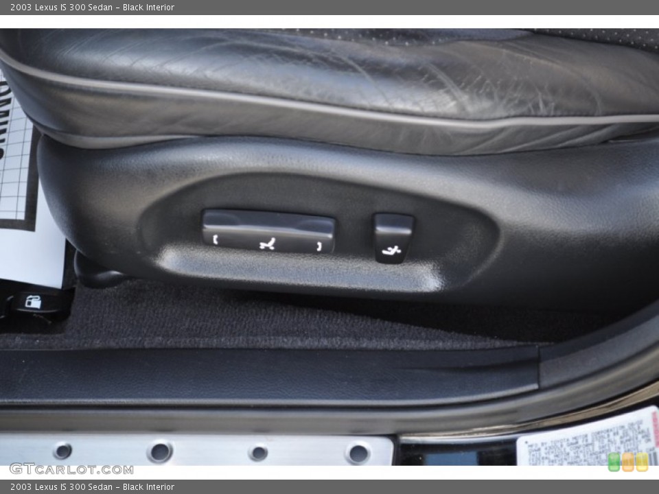 Black Interior Controls for the 2003 Lexus IS 300 Sedan #56100758