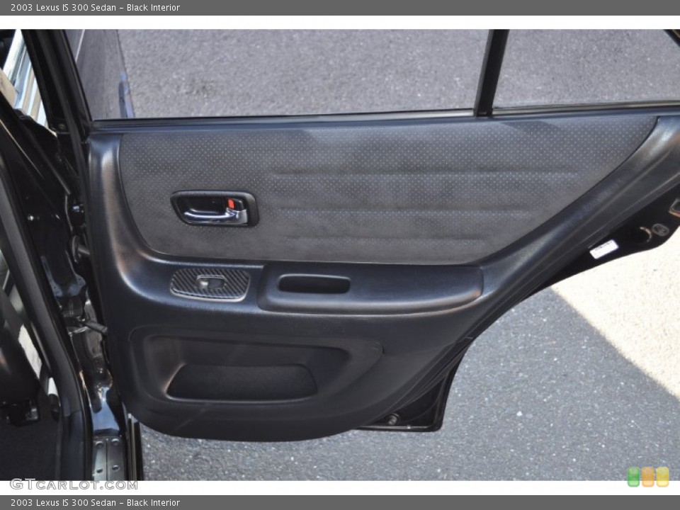 Black Interior Door Panel for the 2003 Lexus IS 300 Sedan #56100782
