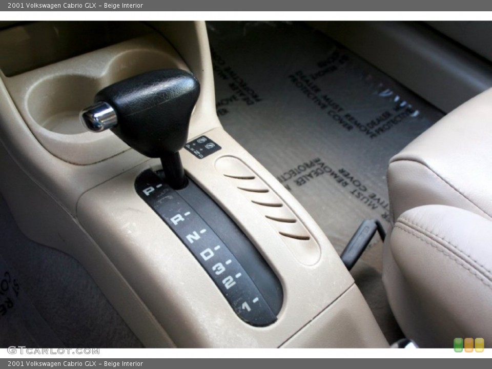 Beige Interior Transmission for the 2001 Volkswagen Cabrio GLX #56100884