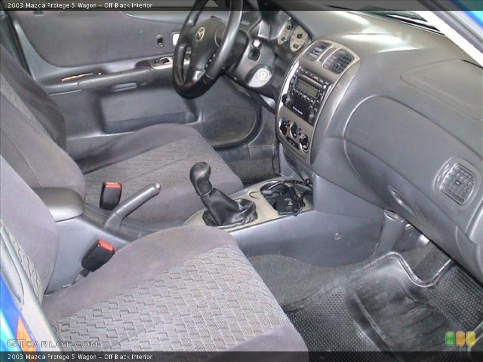 Off Black Interior Photo for the 2003 Mazda Protege 5 Wagon #56101867