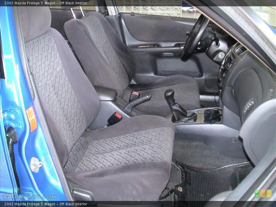 Off Black Interior Photo for the 2003 Mazda Protege 5 Wagon #56101875