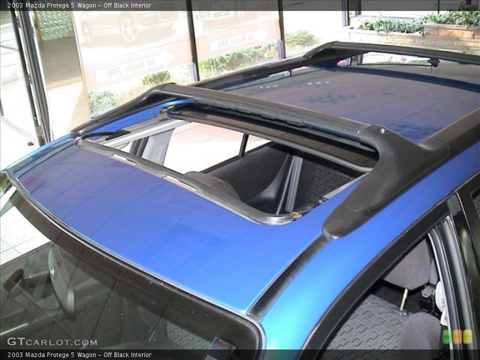 Off Black Interior Sunroof for the 2003 Mazda Protege 5 Wagon #56102000