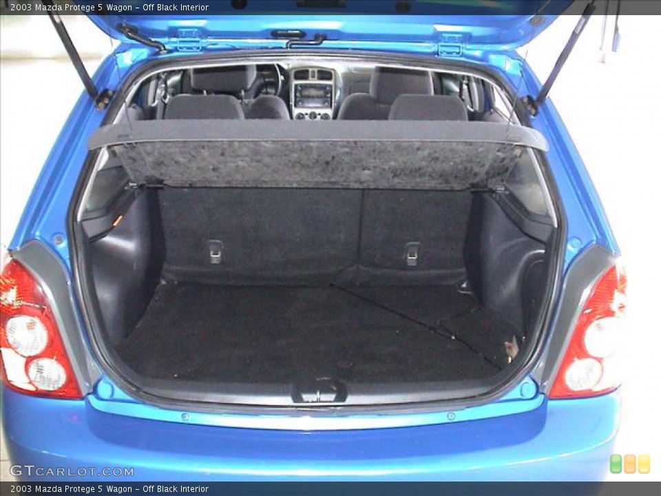 Off Black Interior Trunk for the 2003 Mazda Protege 5 Wagon #56102042