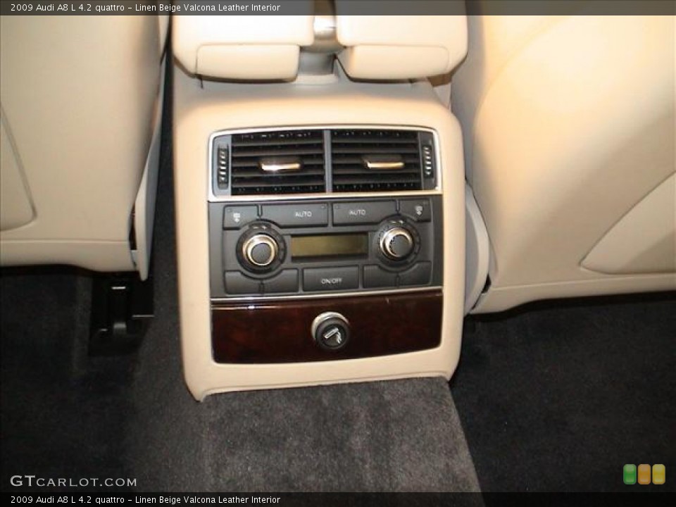 Linen Beige Valcona Leather Interior Controls for the 2009 Audi A8 L 4.2 quattro #56103332