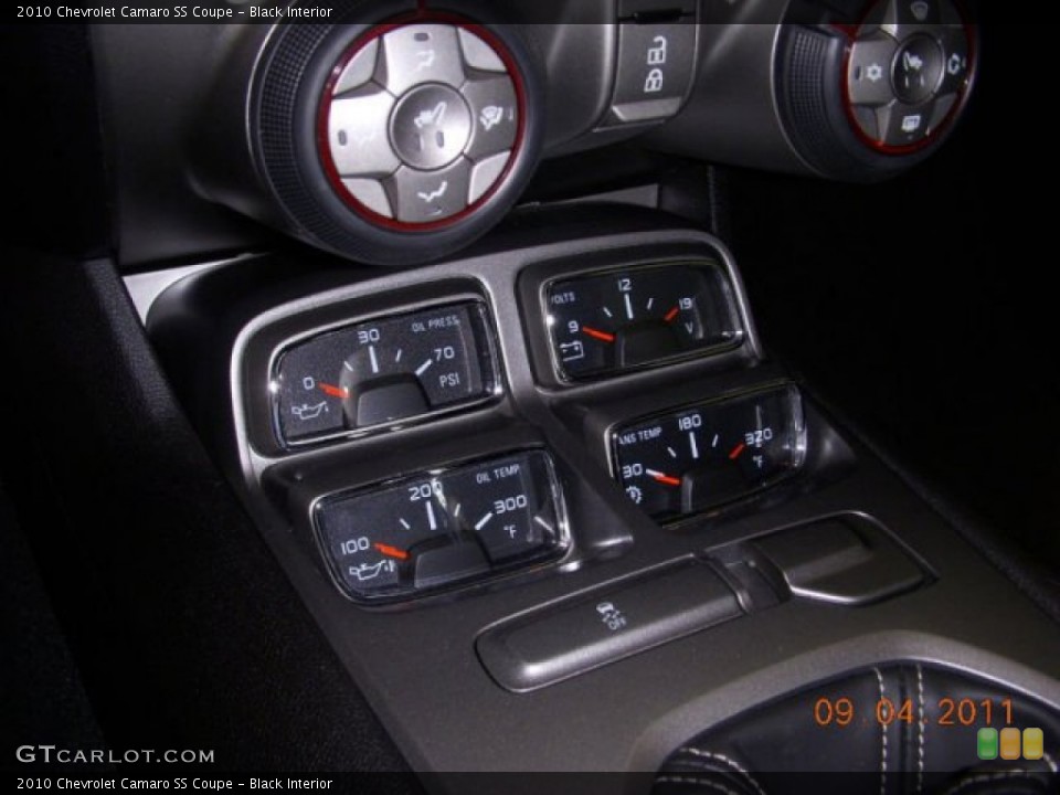Black Interior Gauges for the 2010 Chevrolet Camaro SS Coupe #56103866