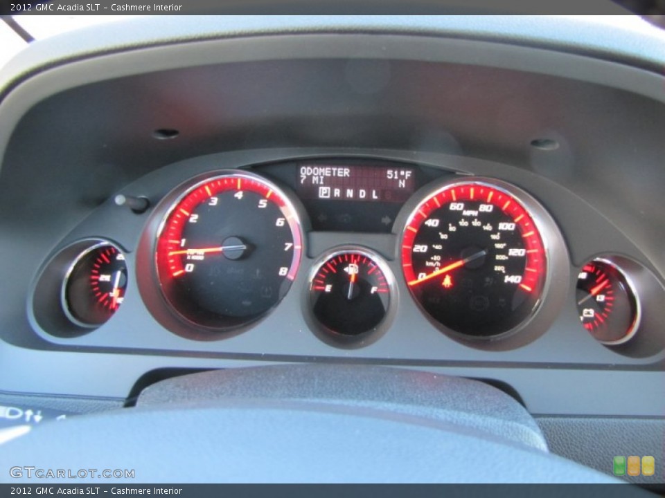 Cashmere Interior Gauges for the 2012 GMC Acadia SLT #56104391