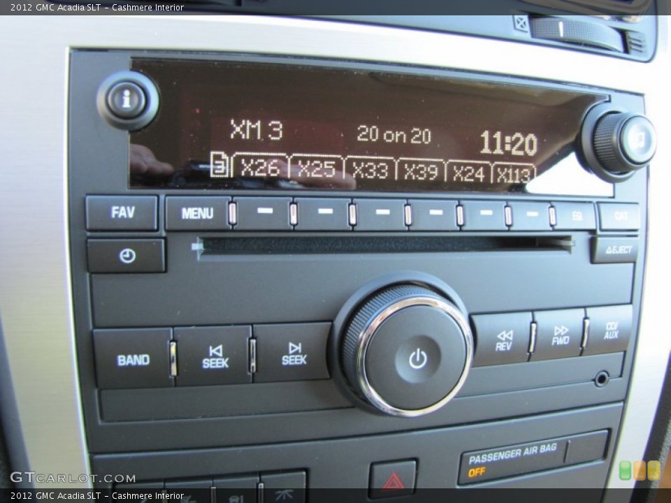 Cashmere Interior Audio System for the 2012 GMC Acadia SLT #56104400