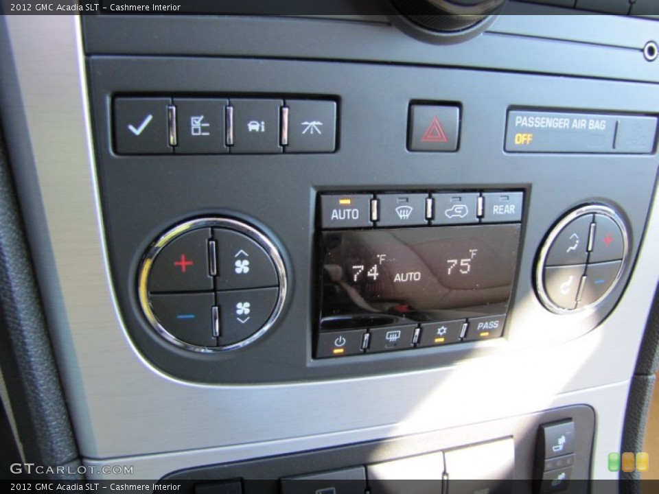 Cashmere Interior Controls for the 2012 GMC Acadia SLT #56104409