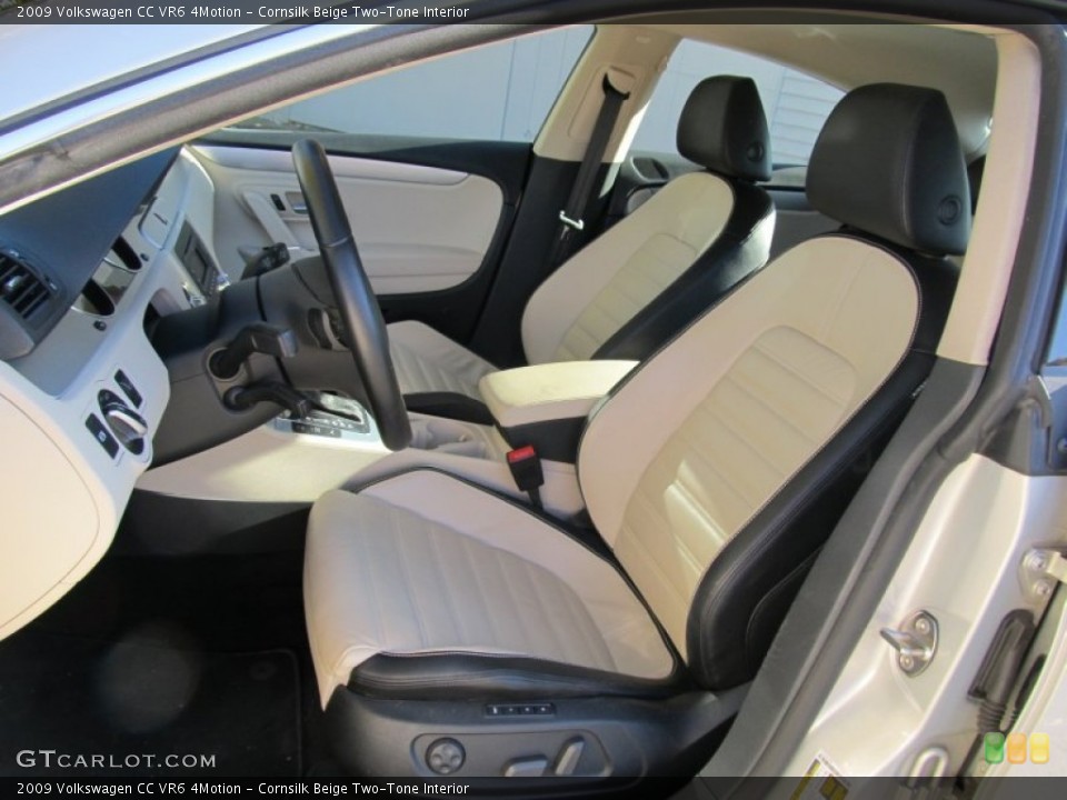 Cornsilk Beige Two-Tone Interior Photo for the 2009 Volkswagen CC VR6 4Motion #56104697