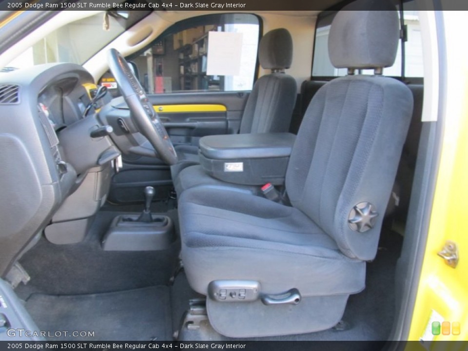 Dark Slate Gray Interior Photo for the 2005 Dodge Ram 1500 SLT Rumble Bee Regular Cab 4x4 #56104838