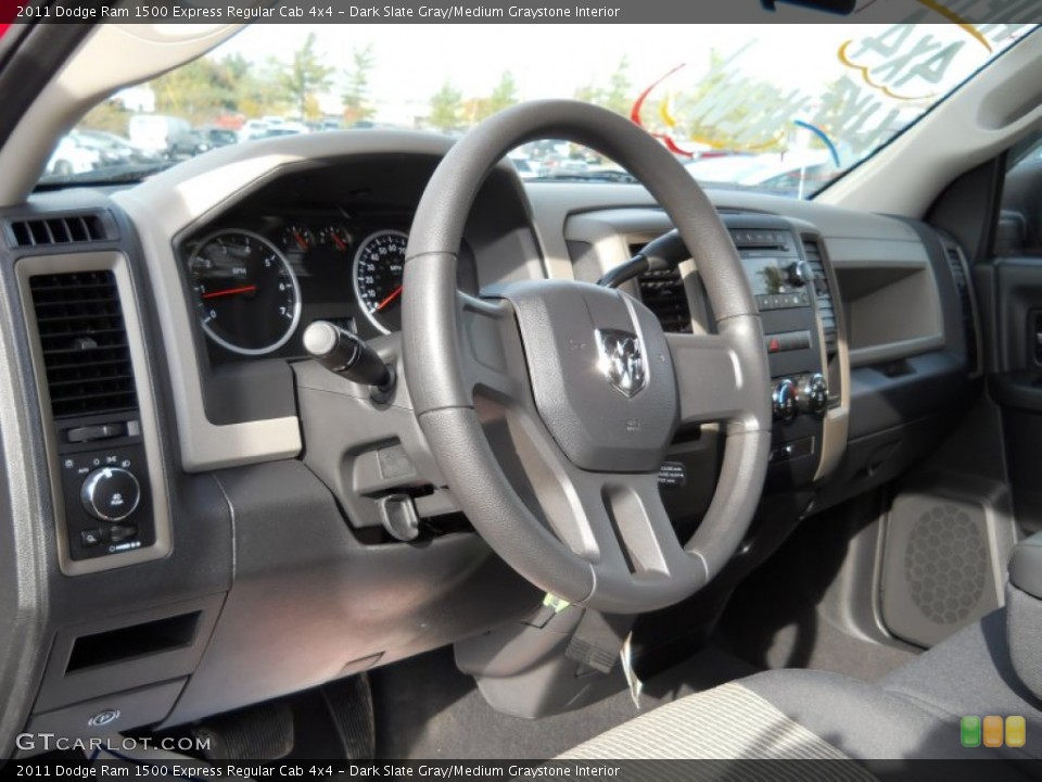 Dark Slate Gray/Medium Graystone Interior Photo for the 2011 Dodge Ram 1500 Express Regular Cab 4x4 #56106284