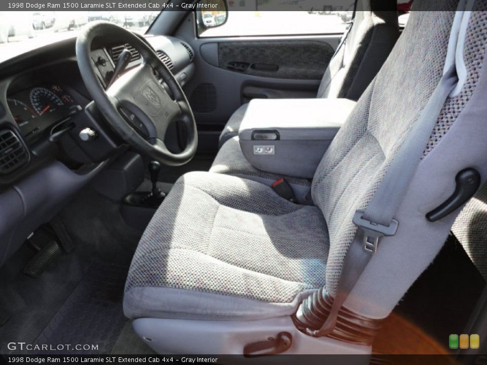 Gray Interior Photo for the 1998 Dodge Ram 1500 Laramie SLT Extended Cab 4x4 #56108660