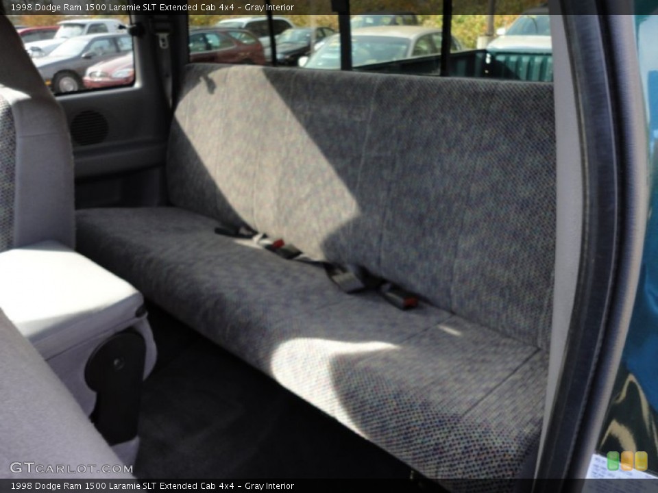 Gray Interior Photo for the 1998 Dodge Ram 1500 Laramie SLT Extended Cab 4x4 #56108669